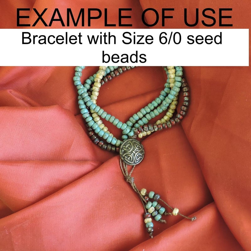 Miyuki Round Rocaille Seed Beads Size 6/0 20gm Silver Lined (SL) Dark Topaz - Image 5